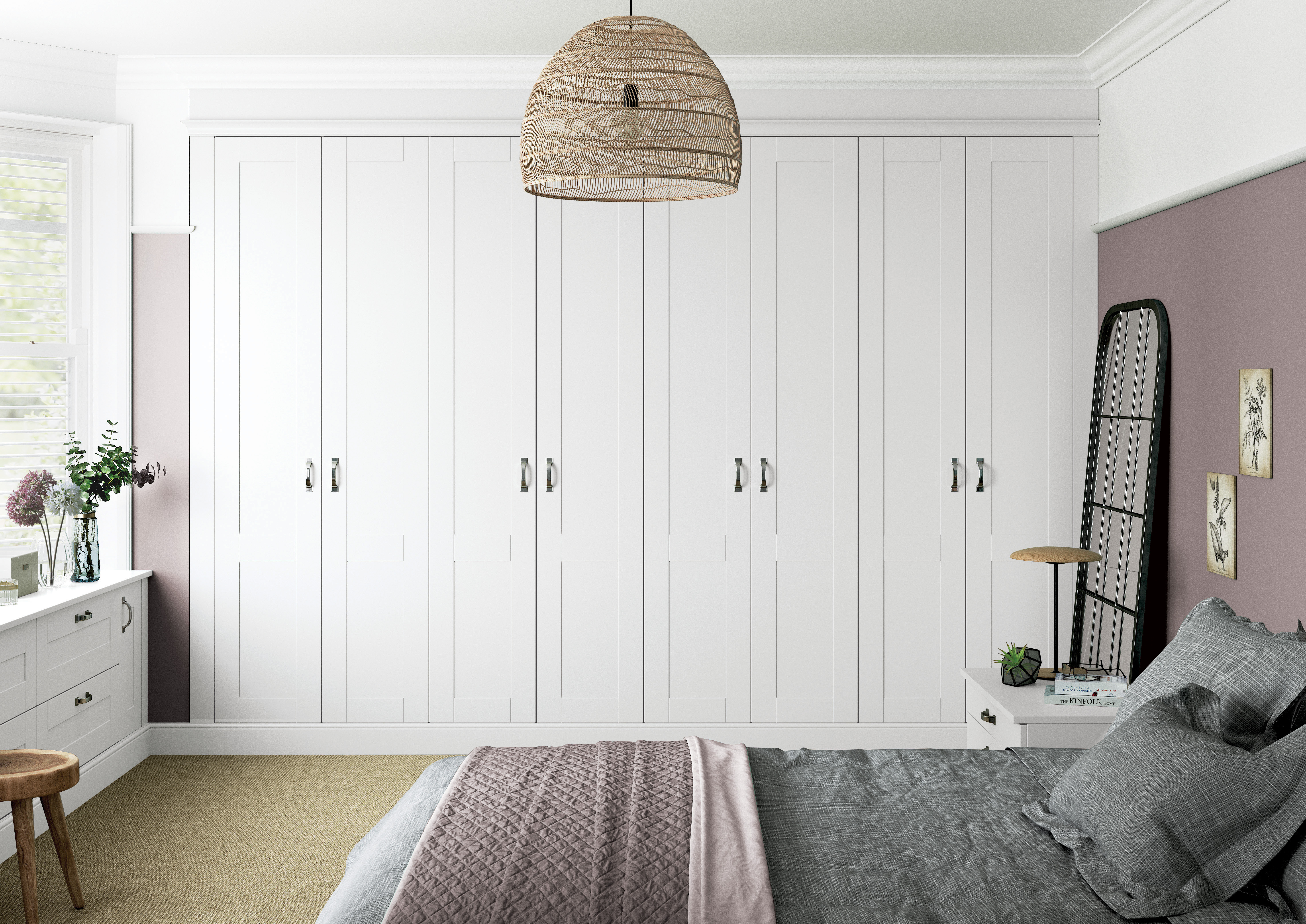 Lined Shaker Bedrooms