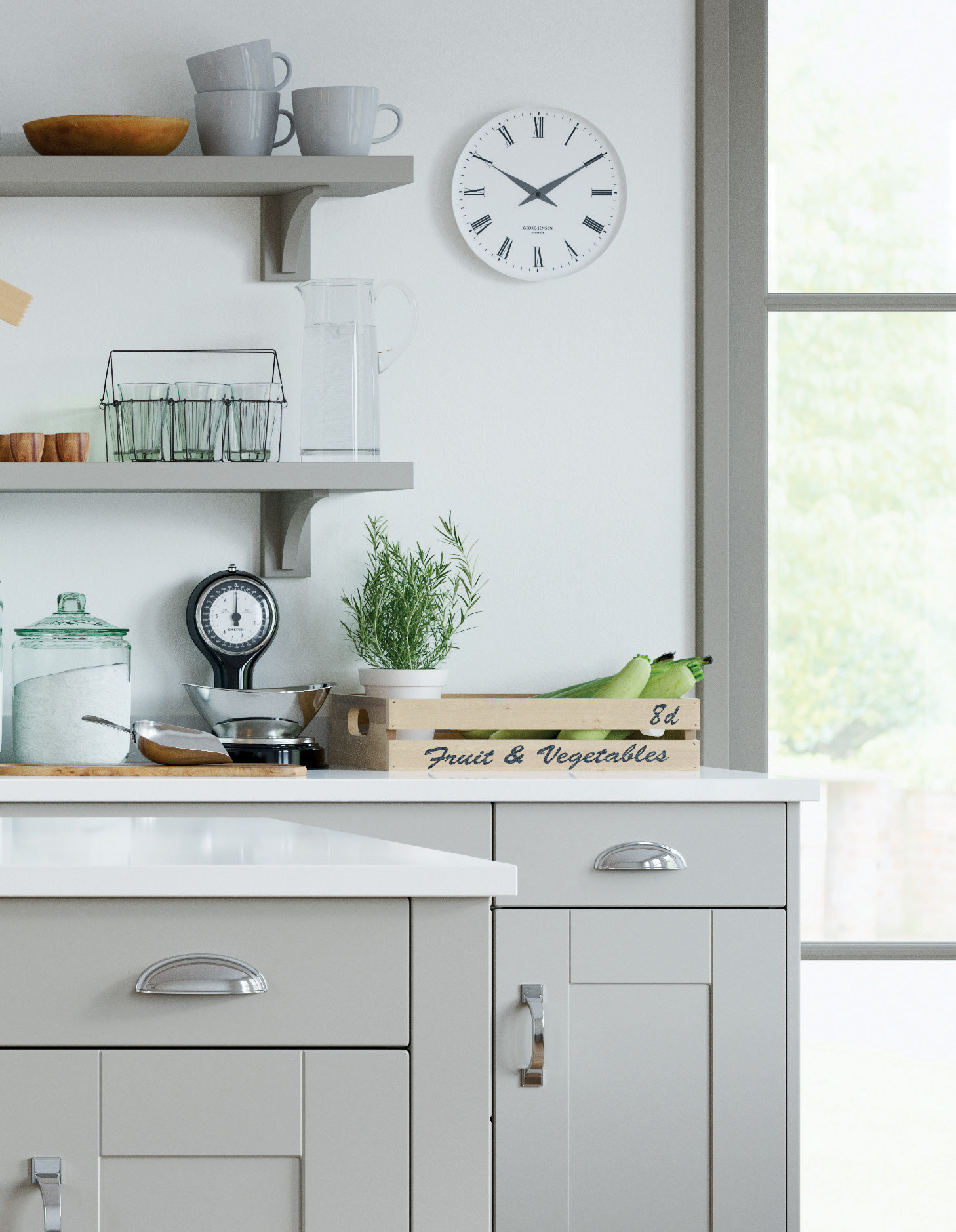 Lined Shaker Kitchens