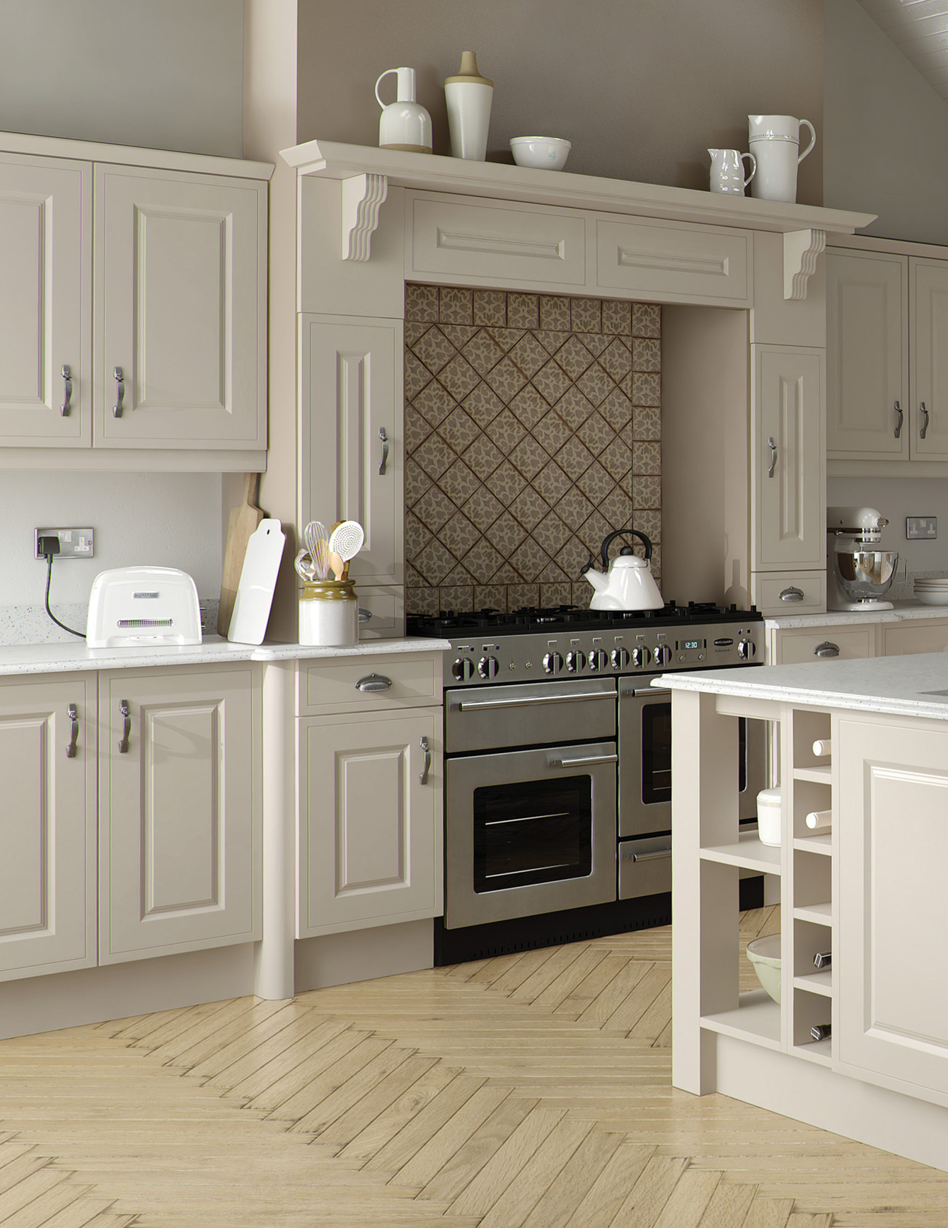 Mock In-Frame Kitchens